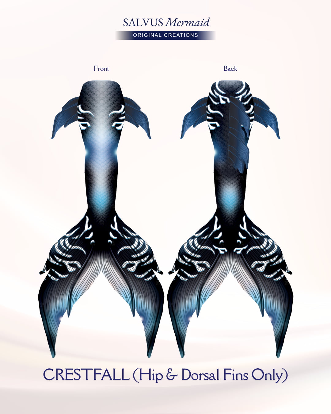 crestfall salvus original creation mermaid tail