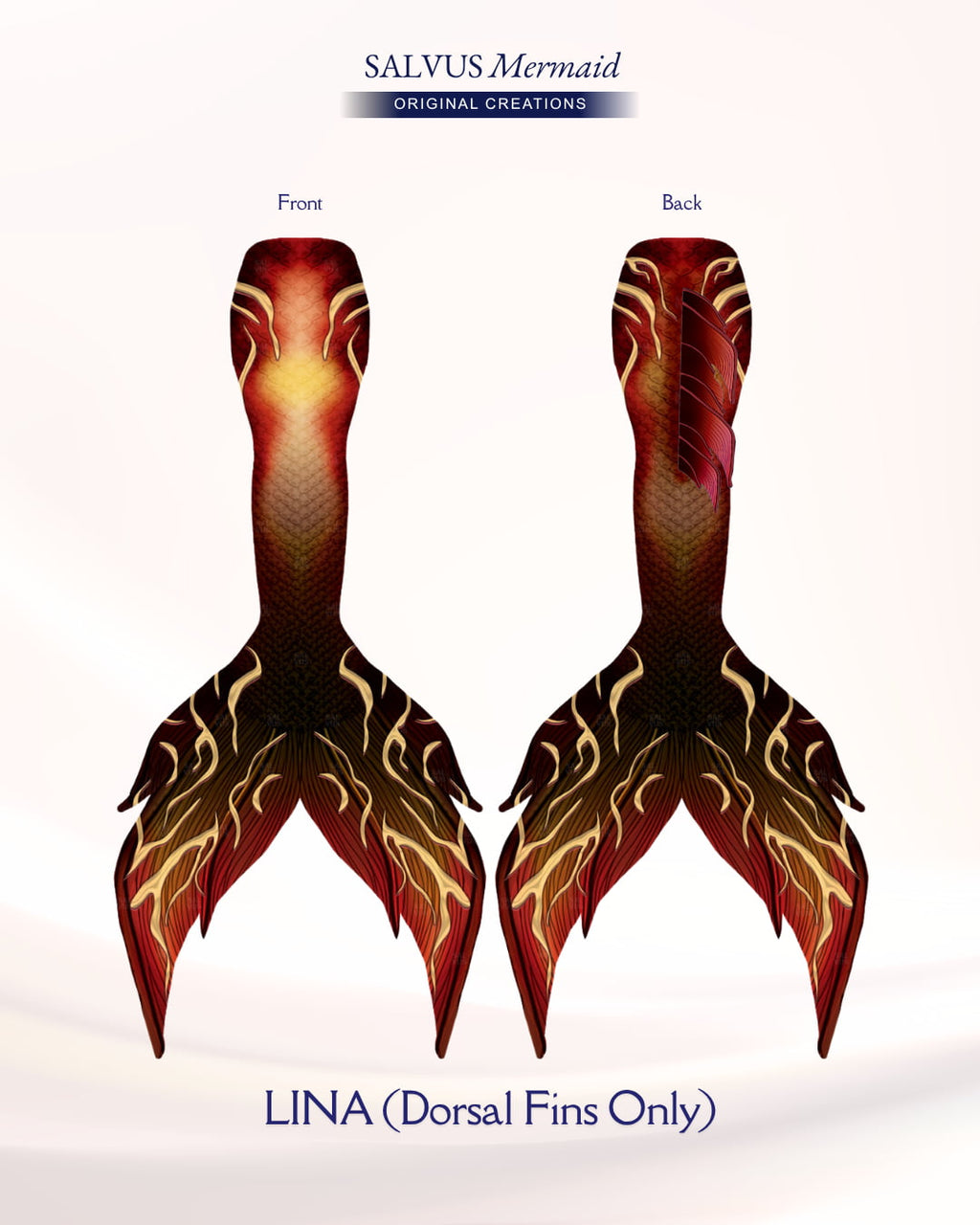 LINA – Fabric Mermaid Tail
